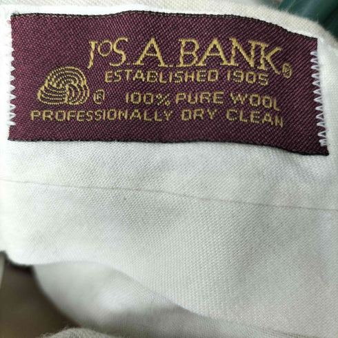 ジョスエーバンク Jos A Bank 80S PURE WOOL サスペンダーボタン ロケットTALON 2タック スラックス パンツ メンズ