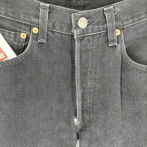 リーバイス Levis 90S USA製 501 ボタン裏553刻印 サンベニート工場 Rタブ 後染め ブラック デニム パンツ 98年製 メンズ W31 L34