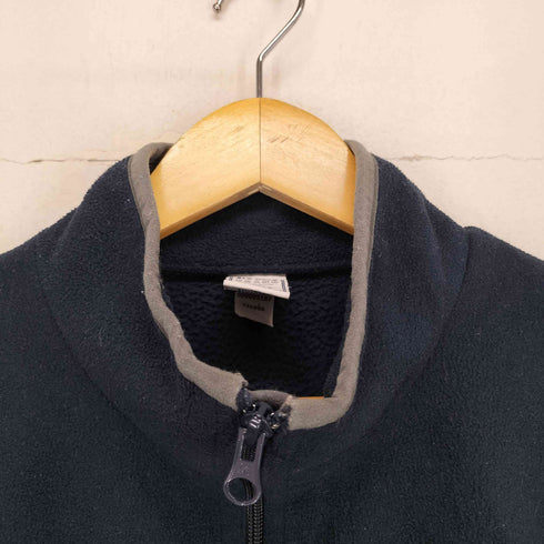 オールドネイビー OLD NAVY 00s フロント刺繍ハーフジップフリースジャケット メンズ JPN:L