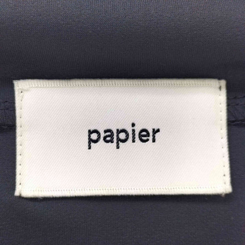 パピエ papier クロップドトラックジャケット レディース FREE