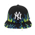 ニューエラ NEW ERA 9FIFTY Fire Pattern ファイヤーパターン MLBチームロゴ刺繍 スナップバック 6パネルキャップ メンズ