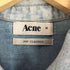 アクネ Acne pop classics スナップボタン オーバーサイズ デニムシャツ レディース 38
