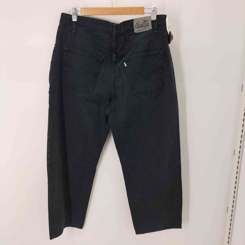 リーバイス Levis 90S USA製 SILVER TAB シルバータブ Relaxed ブラックバギーデニムパンツ メンズ W36 L30