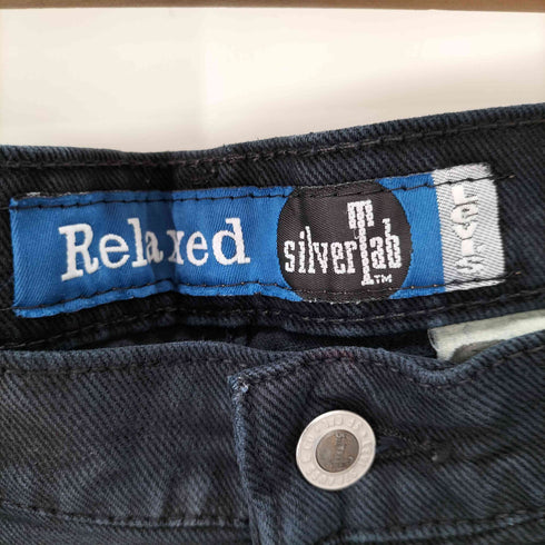 リーバイス Levis 90S USA製 SILVER TAB シルバータブ Relaxed ブラックバギーデニムパンツ メンズ W36 L30