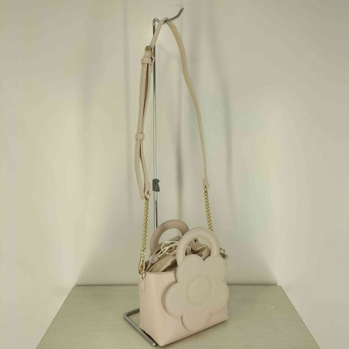 マリークワント MARY QUANT スムースBIGデイジー ショルダーバッグ レディース