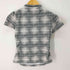 ハーフジップチェックカットソー レディース import:M