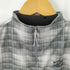 ハーフジップチェックカットソー レディース import:M