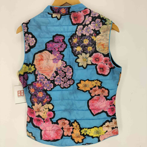 デシグアル Desigual ABRIG CHARO フラワープリント中綿ベスト レディース EUR:38