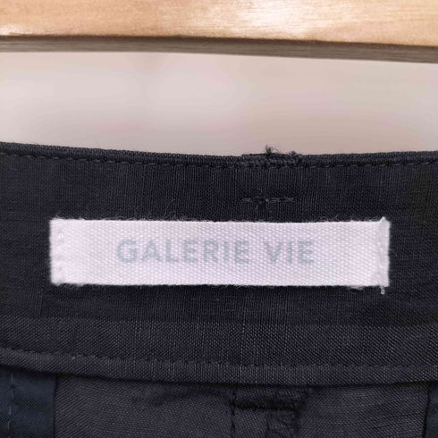 ギャルリーヴィー GALERIE VIE リネンキュプラコンパクト ワイドクロップドパンツ レディース DE:34