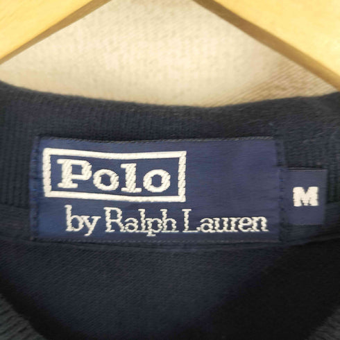 ポロバイラルフローレン Polo by RALPH LAUREN ポニー刺繍 鹿の子 長袖 ポロシャツ メンズ JPN:M