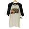 ヒステリックグラマー HYSTERIC GLAMOUR パイル地フロントロゴデザインラグランTシャツ メンズ FREE