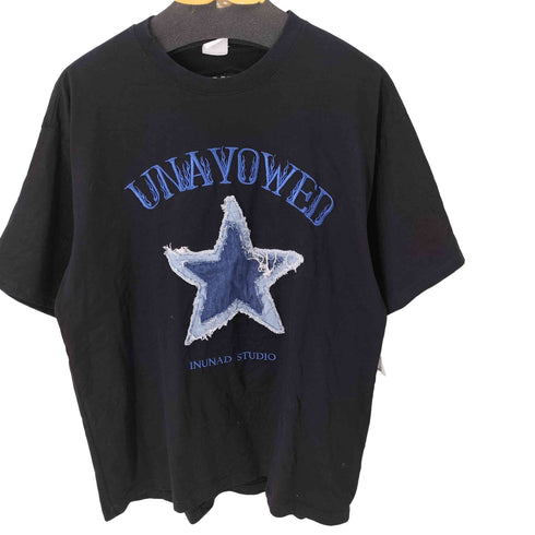 フック HOOK アメカジパッチワーク半袖ビックTEE メンズ import:M