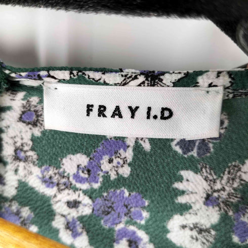 フレイアイディー FRAY I.D カシュクールフラワーワンピース レディース O