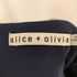 アリスオリビア alice + olivia シルク混 半袖プルオーバートップス スカート セットアップ レディース M