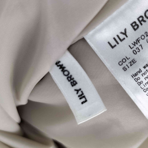 リリーブラウン Lily Brown 21AW シャツカラーレイヤードワンピース レディース JPN:1