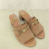トッズ TOD’S Double T Suede Slide Sandals スエードサンダル レディース 37
