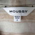 マウジー moussy STRIPED OPEN SHIRT リネン調 レディース FREE