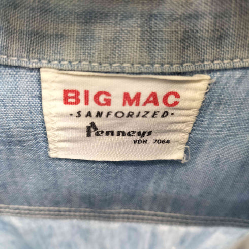ビッグマックジェイシーペニー BIG MAC JCPenney 60S シャンブレー S/S シャツ メンズ
