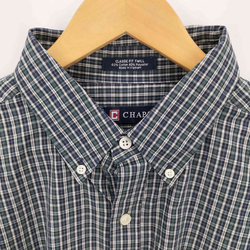 チャップス CHAPS クラッシックフィットツイル ボタンダウンチェックシャツ メンズ 17
