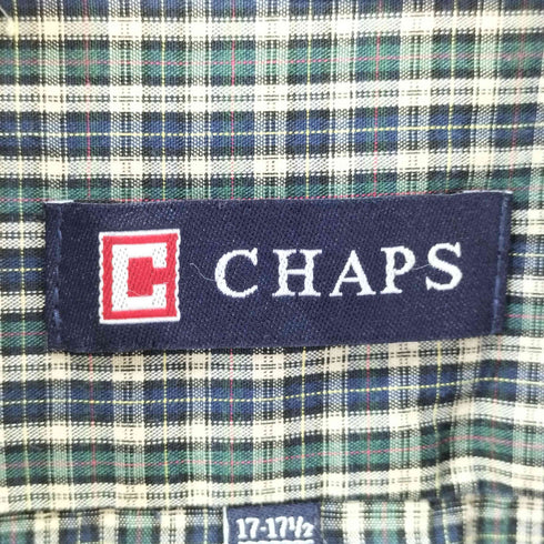 チャップス CHAPS クラッシックフィットツイル ボタンダウンチェックシャツ メンズ 17