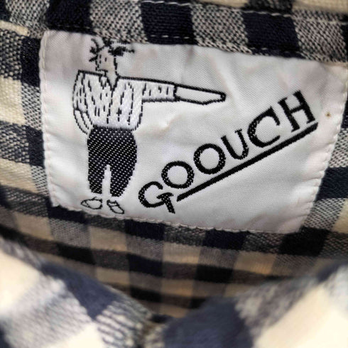 グーチ GOOUCH コットンレーヨン S/S ブロックチェックシャツ メンズ import:L