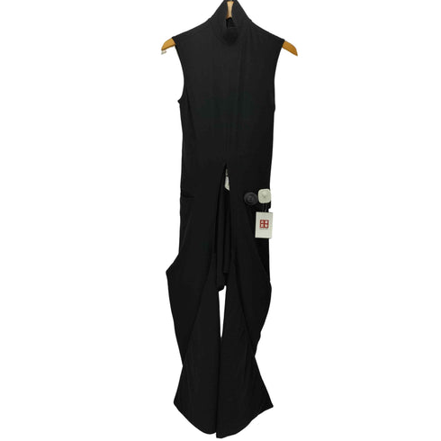 ヨウジヤマモトファム Yohji Yamamoto FEMME 2019SS 変型 ハイネック ノースリーブ ドレープ コットンワンピース レディース JPN:2