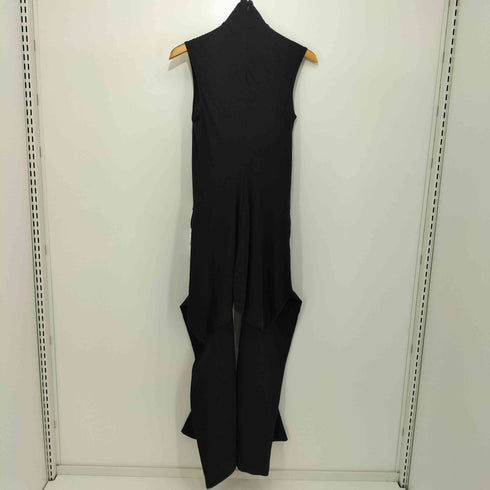 ヨウジヤマモトファム Yohji Yamamoto FEMME 2019SS 変型 ハイネック ノースリーブ ドレープ コットンワンピース レディース JPN:2