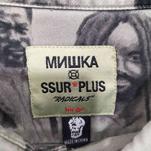 ミシュカ mnwka ×SSUR*PLUS RADICAL LS BUTTON UP メンズ JPN:L