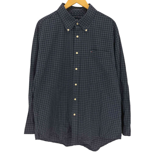 トミーヒルフィガー TOMMY HILFIGER 90-00S 台湾製 ボタンダウンシャツ メンズ 17 1/2-18