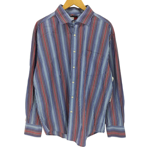 トミーヒルフィガー TOMMY HILFIGER ストライプ ドレスシャツ メンズ JPN:XL