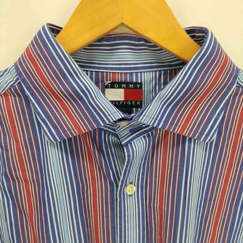 トミーヒルフィガー TOMMY HILFIGER ストライプ ドレスシャツ メンズ JPN:XL