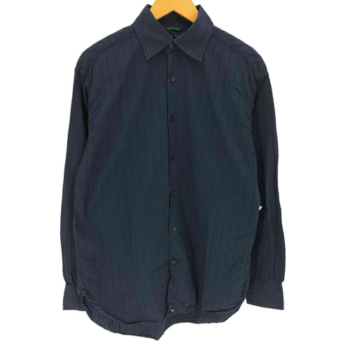 トミーヒルフィガー TOMMY HILFIGER ストライプ ドレスシャツ メンズ JPN:XL