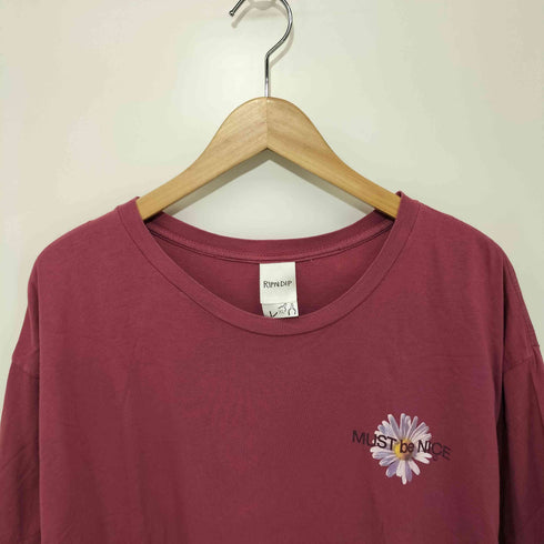 リップンディプ RIPNDIP フラワープリント ショートスリーブ クルーネックTシャツ メンズ JPN:XL