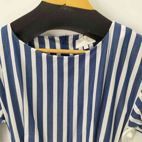 トゥービーバイアニエスベー To b. by agnes b. ストライプワンピース レディース FR:36