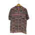 BINDU Indian cotton pattern S/S シャツ 総柄 インディアンコットン パターン アロハシャツ オープンカラーシャツ メンズ import:XL