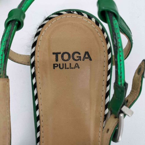 トーガプルラ TOGA PULLA Motif strap sandal レディース 40