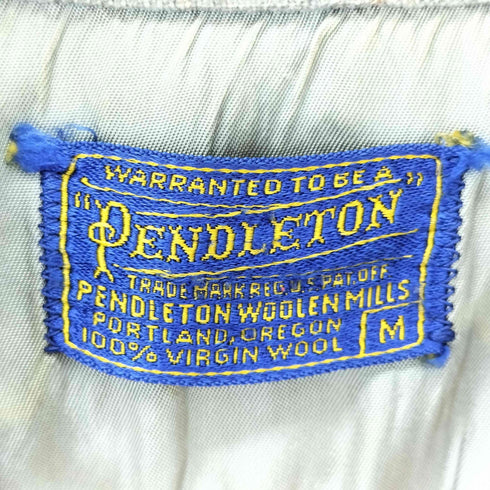 ペンドルトン PENDLETON 50Sボックスシルエット ウールシャツ メンズ JPN:M