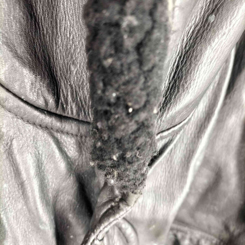 comstock THERMOLITE ボア切替 比翼ボタン レザージャケット メンズ JPN:M