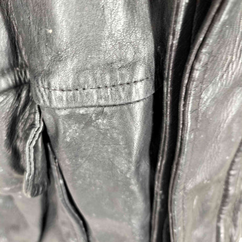comstock THERMOLITE ボア切替 比翼ボタン レザージャケット メンズ JPN:M