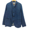 ナイジェルケーボン NIGEL CABOURN フロントポケット インディゴ ヘンプ キャンバス 4B ジャケット メンズ EUR:48
