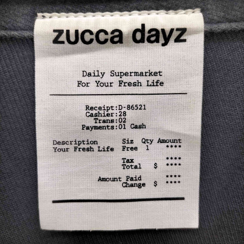 ズッカデイズ zucca dayz ベルト付き ロングコート メンズ M