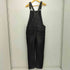 アメリカンイーグルアウトフィッターズ AMERICAN EAGLE OUTFITTERS TOMGIRL OVERALL ブラックデニム ダメージオーバーオール レディース L