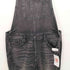 アメリカンイーグルアウトフィッターズ AMERICAN EAGLE OUTFITTERS TOMGIRL OVERALL ブラックデニム ダメージオーバーオール レディース L
