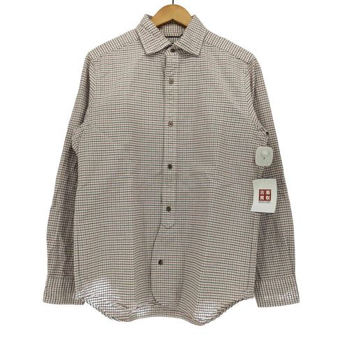 ナイジェルケーボン NIGEL CABOURN チェック柄 ボタンダウン L/S シャツ メンズ EUR:48