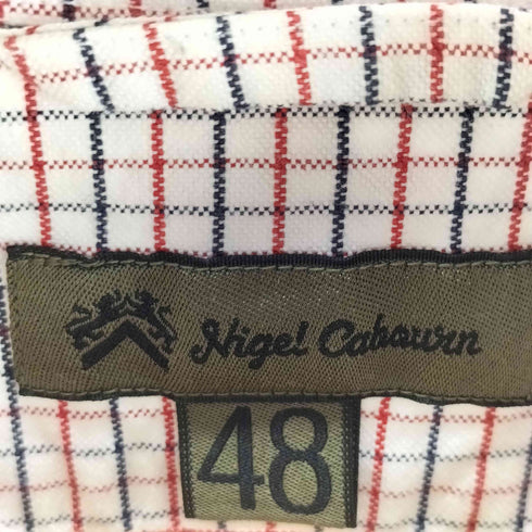ナイジェルケーボン NIGEL CABOURN チェック柄 ボタンダウン L/S シャツ メンズ EUR:48