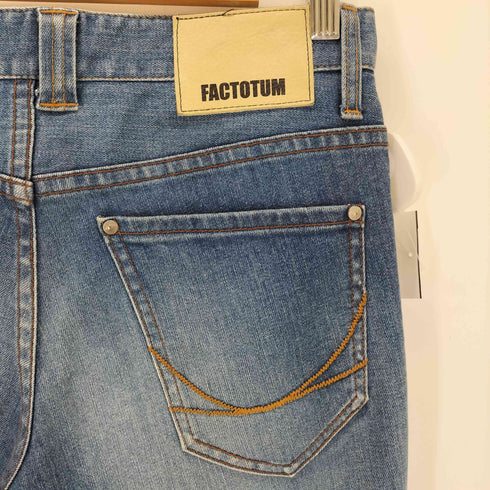 ファクトタム FACTOTUM Eレギュラーデニムテーパード ブルー メンズ 29