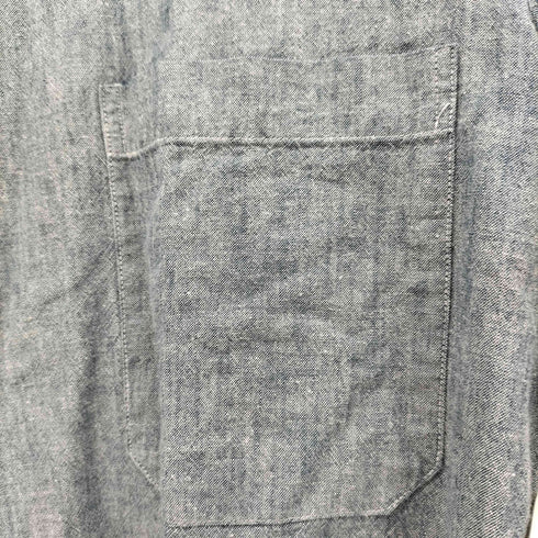 ナイジェルケーボン NIGEL CABOURN LYBRO スナップボタン ノーカラー ジャケット スリーピングシャツ メンズ EUR:48