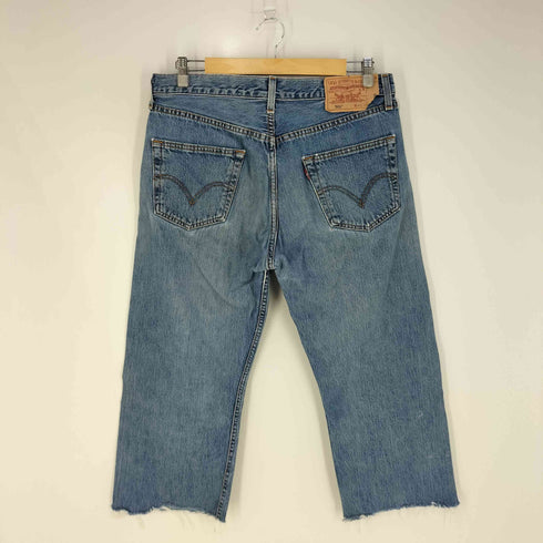 リーバイス Levis 501 ボタン裏P44 カットオフ リメイク ボタンフライ デニムパンツ メンズ W34/L32