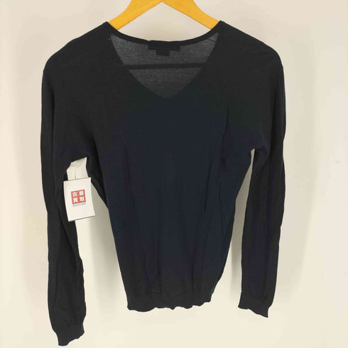 ジョンスメドレー JOHN SMEDLEY 英国製 Vネック ニット カットソー レディース import:M
