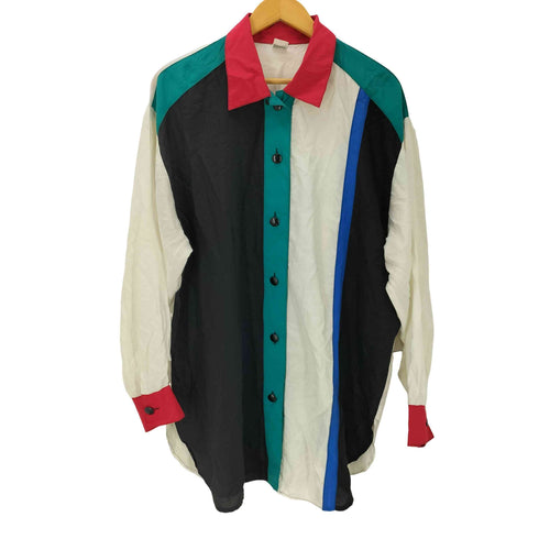 LADY ANNE L/S マルチカラーシャツ レディース JPN:40